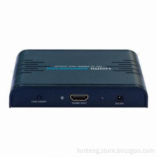 VGA to HDMI Converter with Upscaler Function, 720P/1080P Output